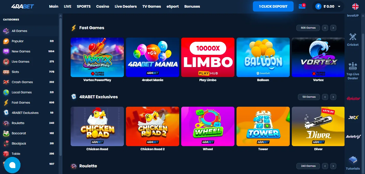 4rabet app in-app features games bonuses and payments